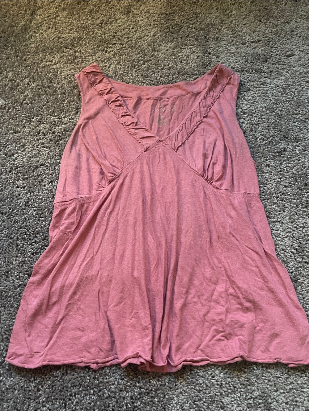 Women's Pink Maternity V-Neck Top
